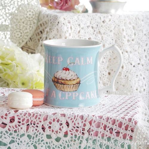 FINECASA 15 years manufactures of porcelain mug for home use